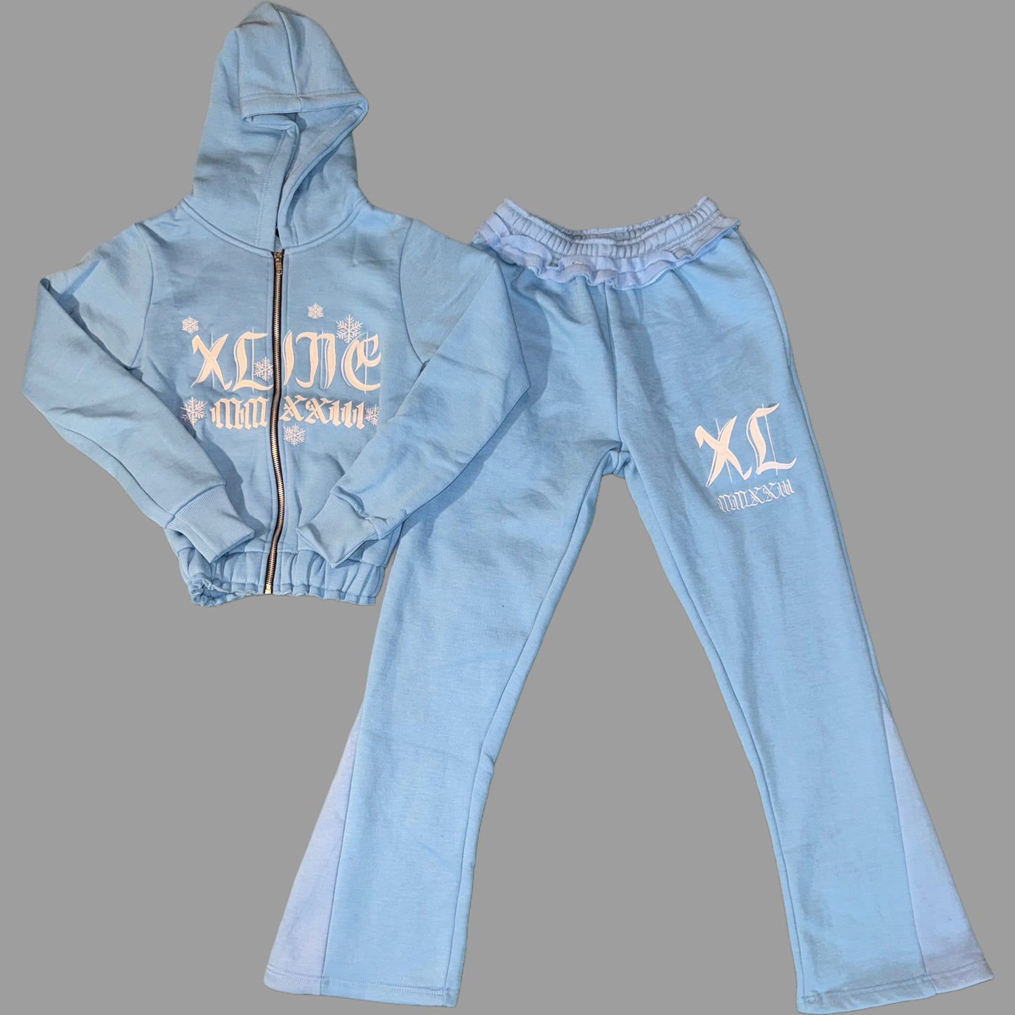 Old English Flakes Pants (Blue)