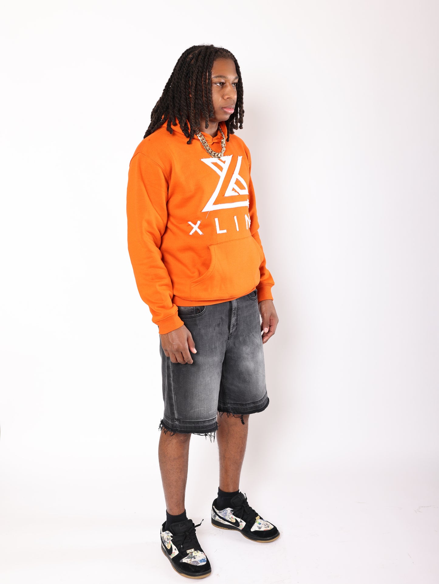 Original Distressed Hoodie (Orange)