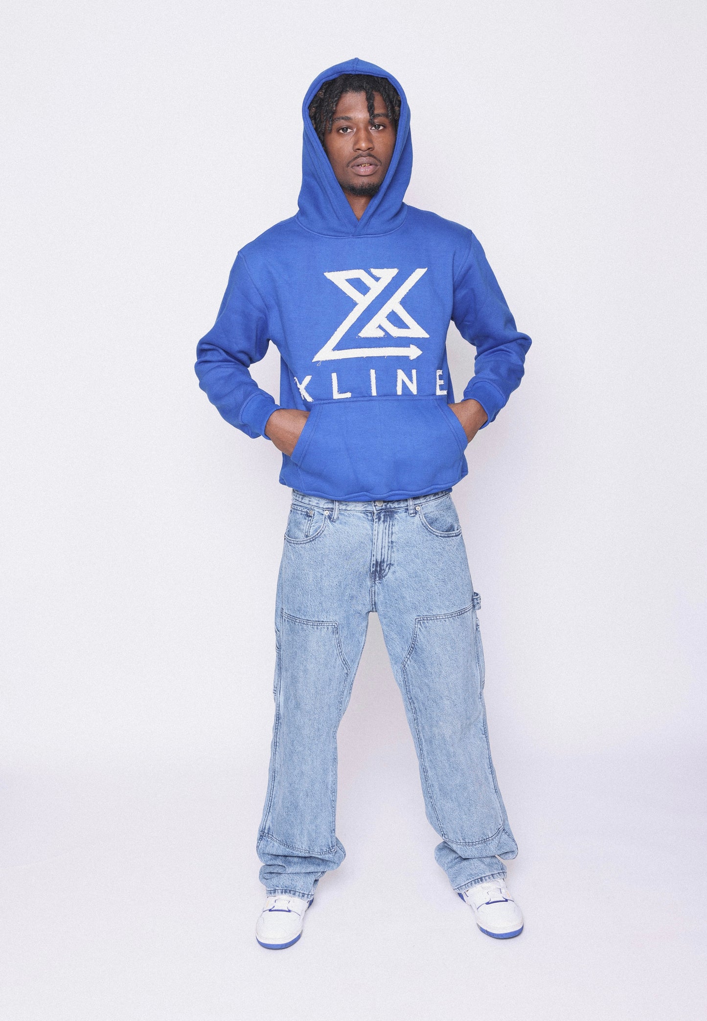 Original Distressed Hoodie (Blue)