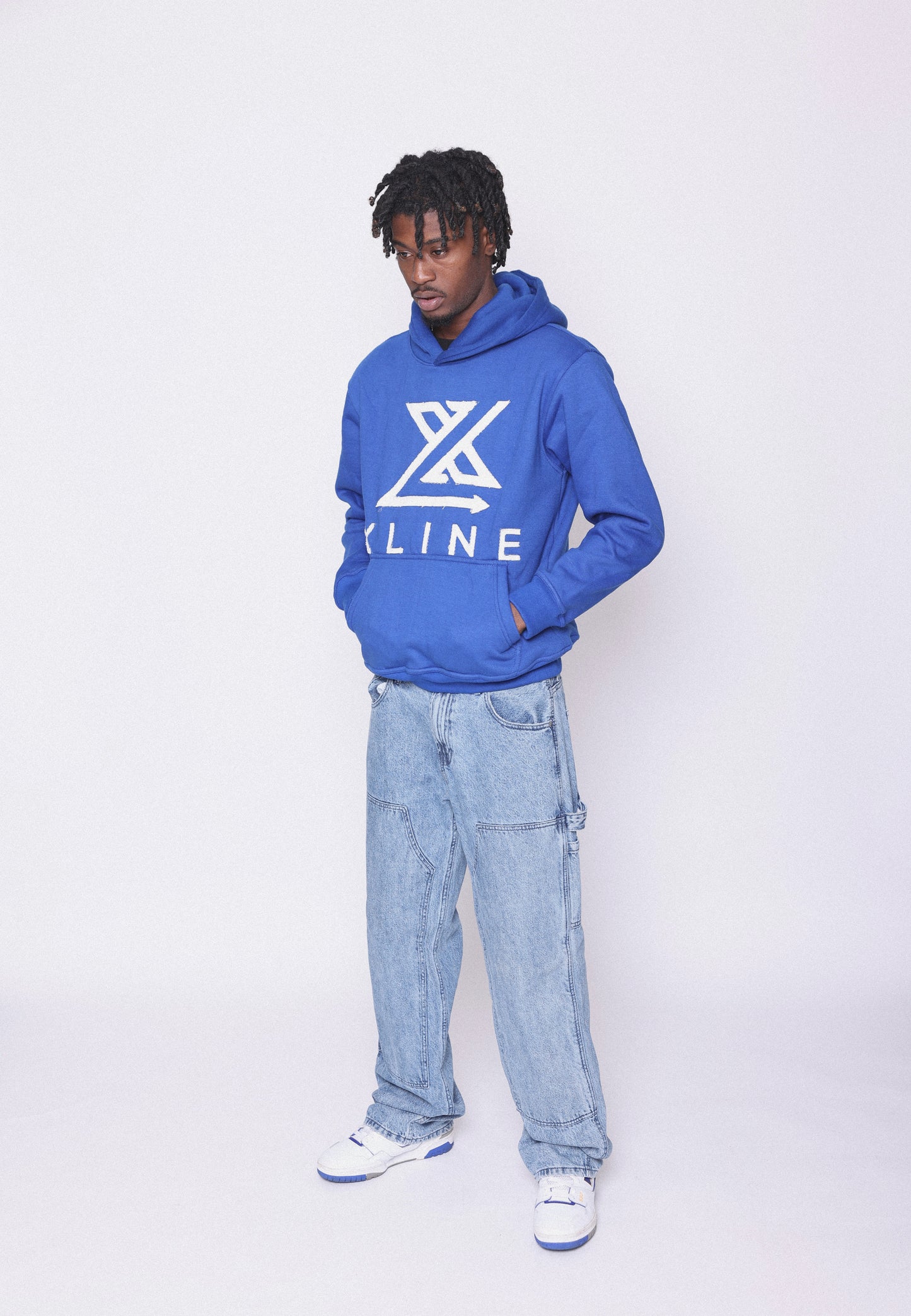 Original Distressed Hoodie (Blue)